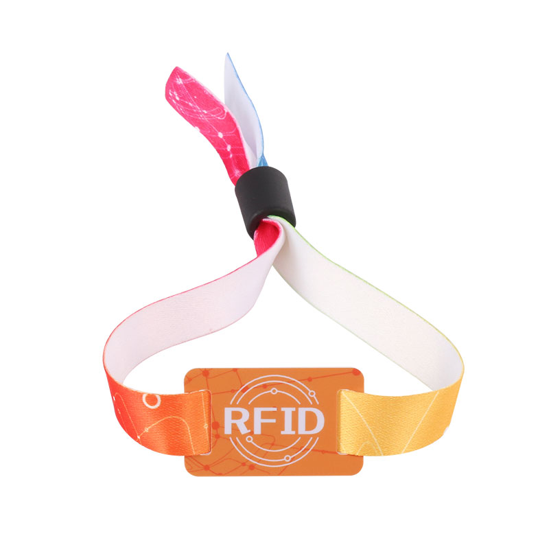 125Khz ID Rfid Bracelets en nylon Bracelets tissés de proximité