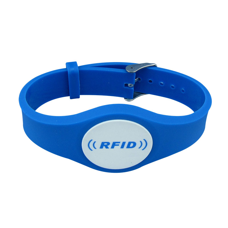 Bracelet en PVC en caoutchouc RFID 125KHZ ID Slap